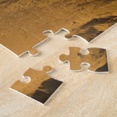 ビーチキャビンアットサンセットオランダコースト ジグソーパズル (側面)