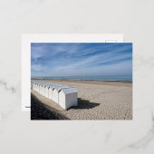 ビーチキャビンアットフォートマホンinフランス 箔シーズンポストカード (正面/裏面)