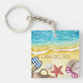 ビーチキーチェーン キーホルダー (正面)