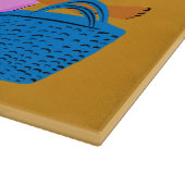 ビーチキーン – ピンク カッティングボード (角)