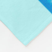 ビーチキーン-黄色 フリースブランケット (角)