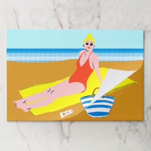 ビーチキーン – 黄色 ペーパーパッド