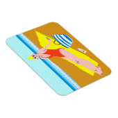 ビーチキーン – 黄色 マグネット (右側)