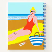 ビーチキーン – 黄 ノートブック (裏面)