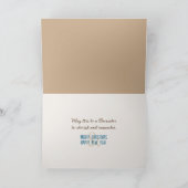 ビーチギフトとヒトデ カード (内部)