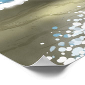 ビーチクジラプリント ポスター (角)