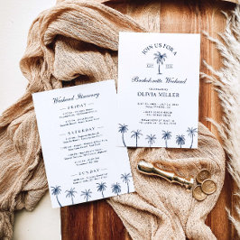 ビーチクラシックバチェロレッテ週末の旅程 招待状