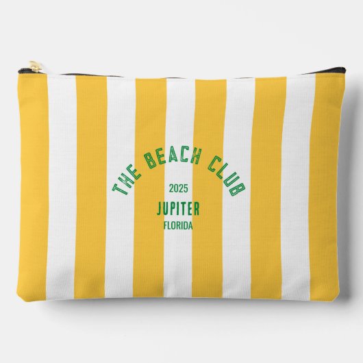 ビーチクラブクレスト – LVB – カスタムデザイン アクセサリーポーチ (正面)