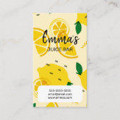 ビーチクラブジュースバーカフェレモネードレモンサンサニー 名刺 (正面)