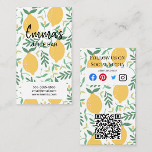 ビーチクラブジュースバーカフェレモネードレモンサンサニー 名刺