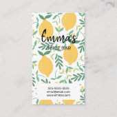 ビーチクラブジュースバーカフェレモネードレモンサンサニー 名刺 (正面)