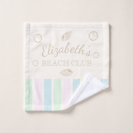 ビーチクラブ誕生日 ウォッシュタオル