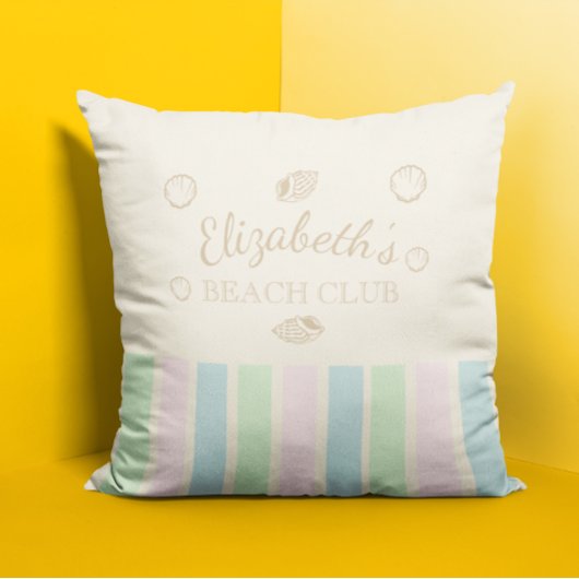 ビーチクラブ誕生日 クッション