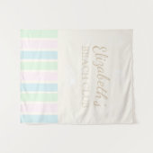 ビーチクラブ誕生日 タペストリー (正面(横))