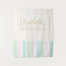 ビーチクラブ誕生日 タペストリー