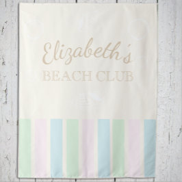 ビーチクラブ誕生日 タペストリー