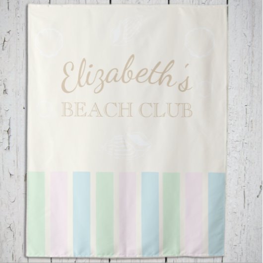 ビーチクラブ誕生日 タペストリー