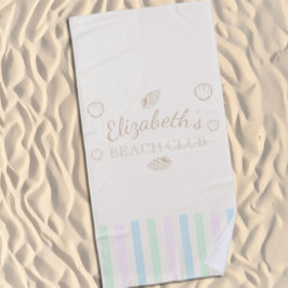 ビーチクラブ誕生日 ビーチタオル
