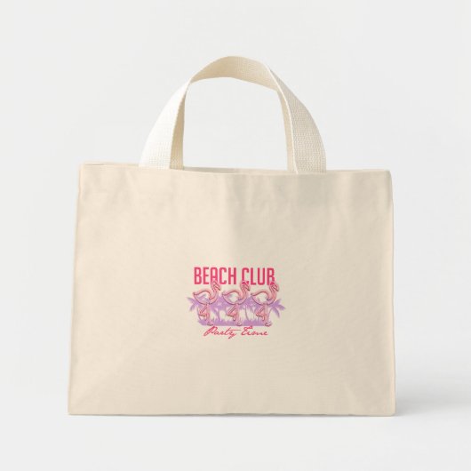 ビーチクラブ ミニトートバッグ (正面)