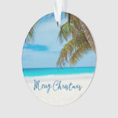 ビーチクリスマスオーナメントアクリルパームツリー オーナメント (正面)