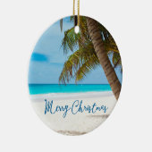ビーチクリスマスオーナメントセラミックパームツリー セラミックオーナメント (右)