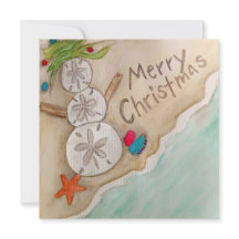 ビーチクリスマスカード