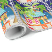 ビーチクリスマスギフトラップ – SRF ラッピングペーパー (ロールコーナー)