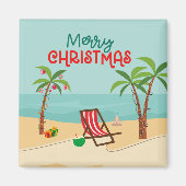 ビーチクリスマスクルーズドア マグネット (正面)