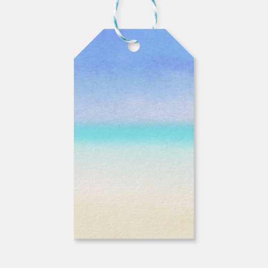 ビーチクリスマスサンドは新雪 ギフトタグ (裏面)