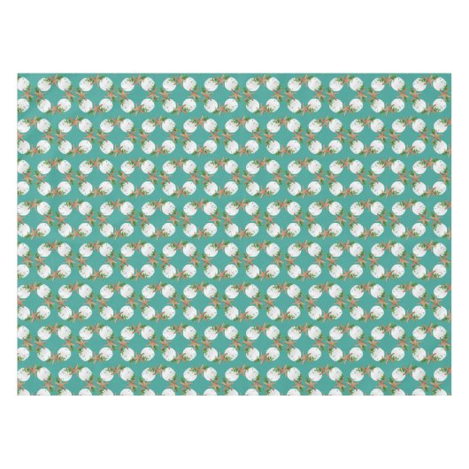 ビーチクリスマスサンドドルスターフィッシュリース テーブルクロス (正面(横))