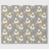 ビーチクリスマスサンドペイル ラッピングペーパー (フラット)