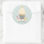 ビーチクリスマスサンドペール ラウンドシール (バッグ)