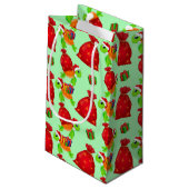 ビーチクリスマスシータートルサンタ スモールペーパーバッグ (裏面アングル)