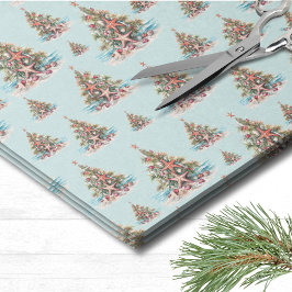 ビーチクリスマスツリーパターン 薄葉紙