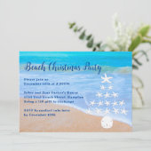 ビーチクリスマスツリーパーティの招待状 招待状 (スタンド正面)