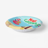 ビーチクリスマスパーティー ペーパーボウル (傾斜あり)