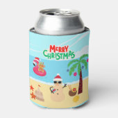 ビーチクリスマスパーティー 缶クーラー (缶正面)