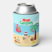 ビーチクリスマスパーティー 缶クーラー (缶裏面)