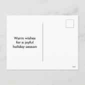 ビーチクリスマスホリデージョイサンドドル シーズンポストカード (裏面)