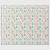 ビーチクリスマスラッピング紙 ラッピングペーパー (フラット)