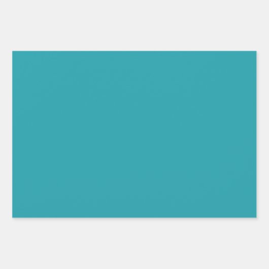 ビーチクリスマス,沿岸色,アクア,オレンジ,砂 ラッピングペーパーシート (正面3)