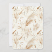 ビーチクリームサンドバースデー 招待状 (裏面)