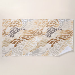 ビーチクリーム動物 ビーチタオル