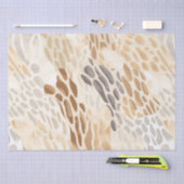 ビーチクリーム抽象芸術結婚動物 薄葉紙 (クラフト)