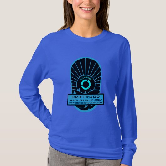 ビーチクリーンアップボランティアチーム Tシャツ (正面)
