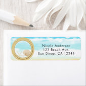 ビーチクルーズシーシップポートホールトロピカルサマー ラベル (インサイチュ)