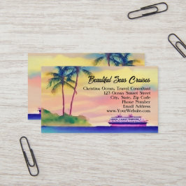 ビーチクルーズバケーショントラベルエージェントコンサルタント 名刺