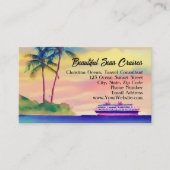 ビーチクルーズバケーショントラベルエージェントコンサルタント 名刺 (正面)