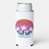 ビーチクルーズファミリー懇親会サンセットバケーションカスタム スリム缶クーラー (Seltzer正面)