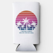 ビーチクルーズファミリー懇親会サンセットバケーションカスタム スリム缶クーラー (正面)